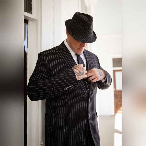 Pin stripe tux - Picture 2 of 5